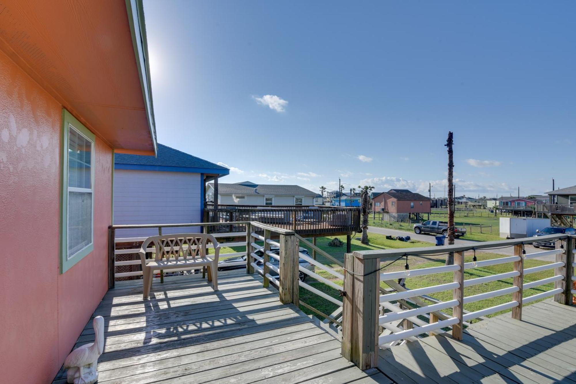 Sunset-View Surfside Beach House Walk To Beach! Exteriör bild