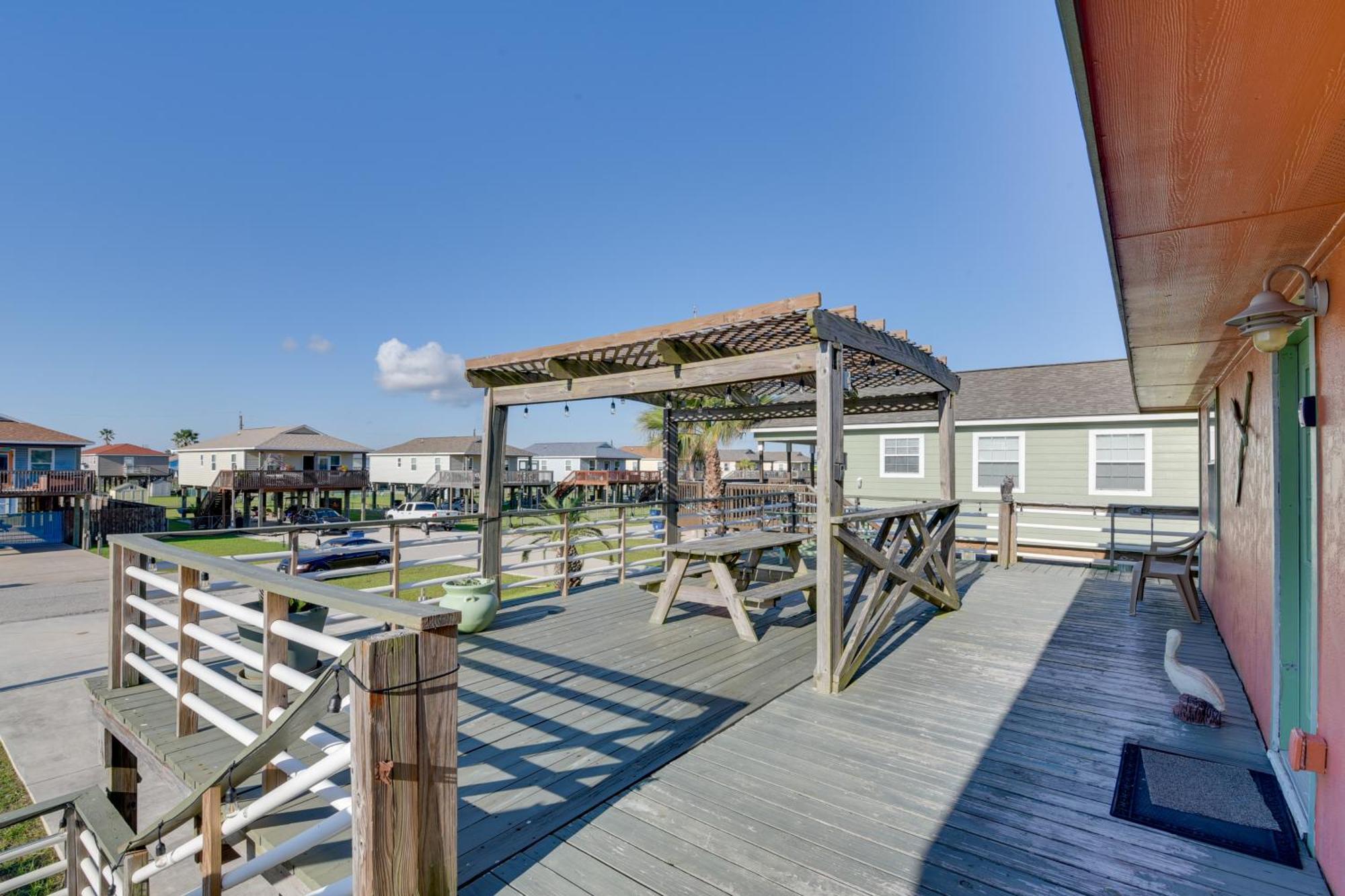 Sunset-View Surfside Beach House Walk To Beach! Exteriör bild