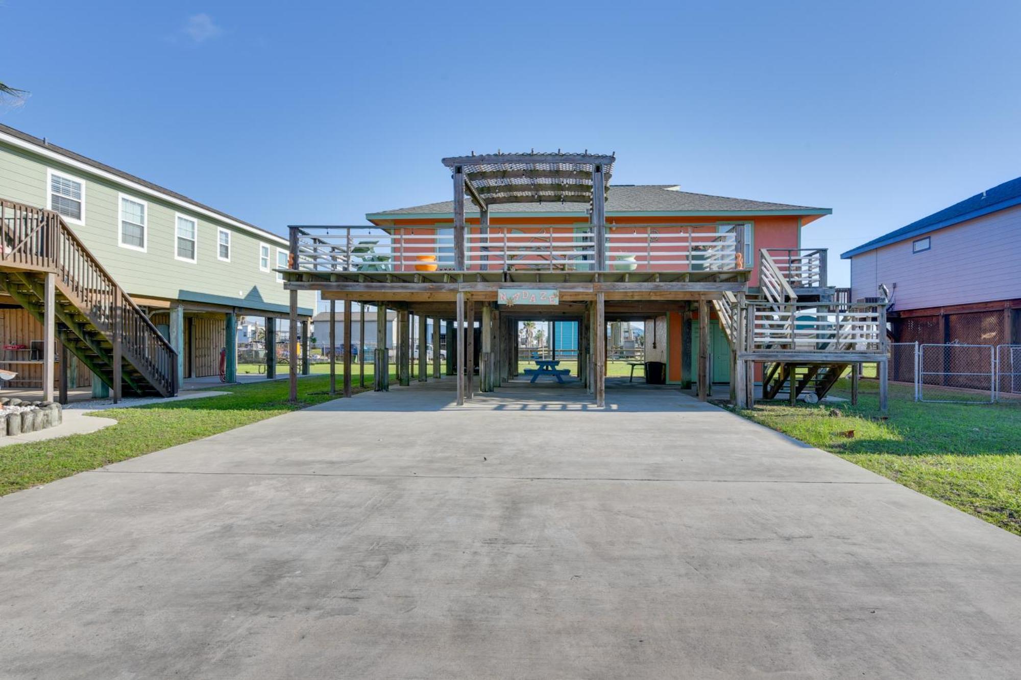Sunset-View Surfside Beach House Walk To Beach! Exteriör bild